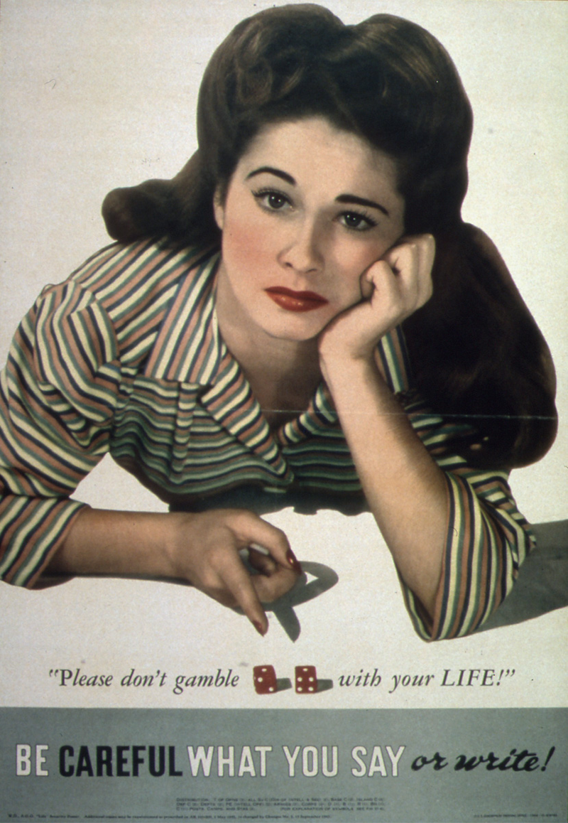 Illustration for article titled The Best Operations Security Propaganda Posters From World War II
